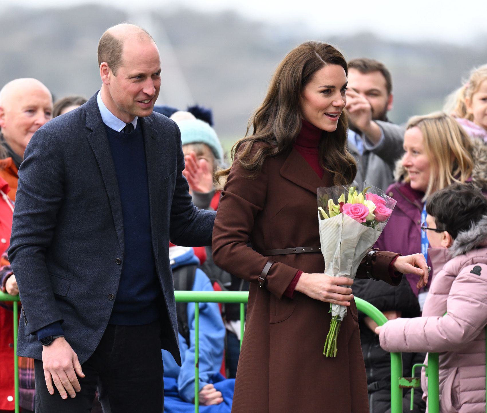 Kate Middleton i książę William podczas wizyty w Kornwalii