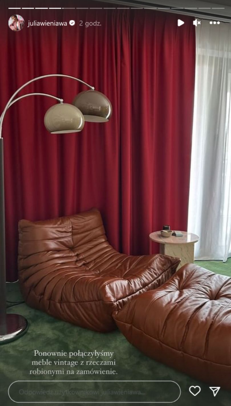 Julia Wieniawa prezentuje nowy wystrój sypialni i garderoby