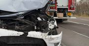 Izbica: Zderzenie pojazdów na DK17. Utrudnienia w ruchu