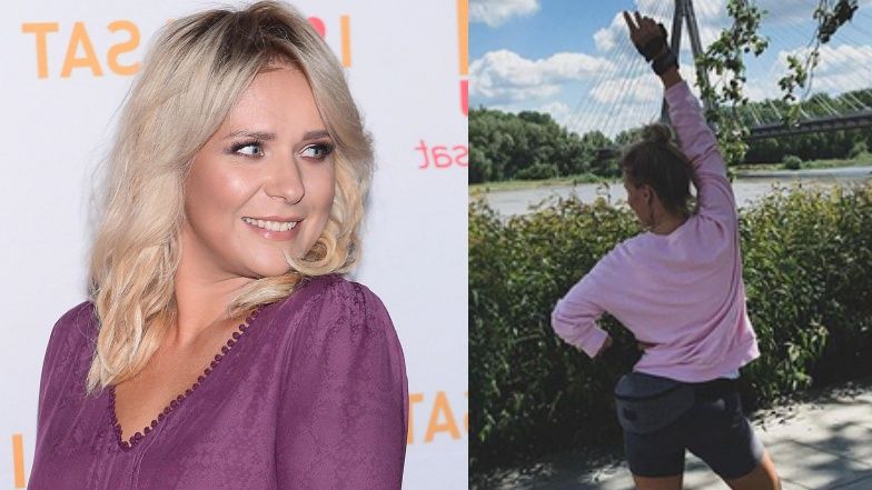 Aneta Zając chwali się coraz szczuplejszą sylwetką