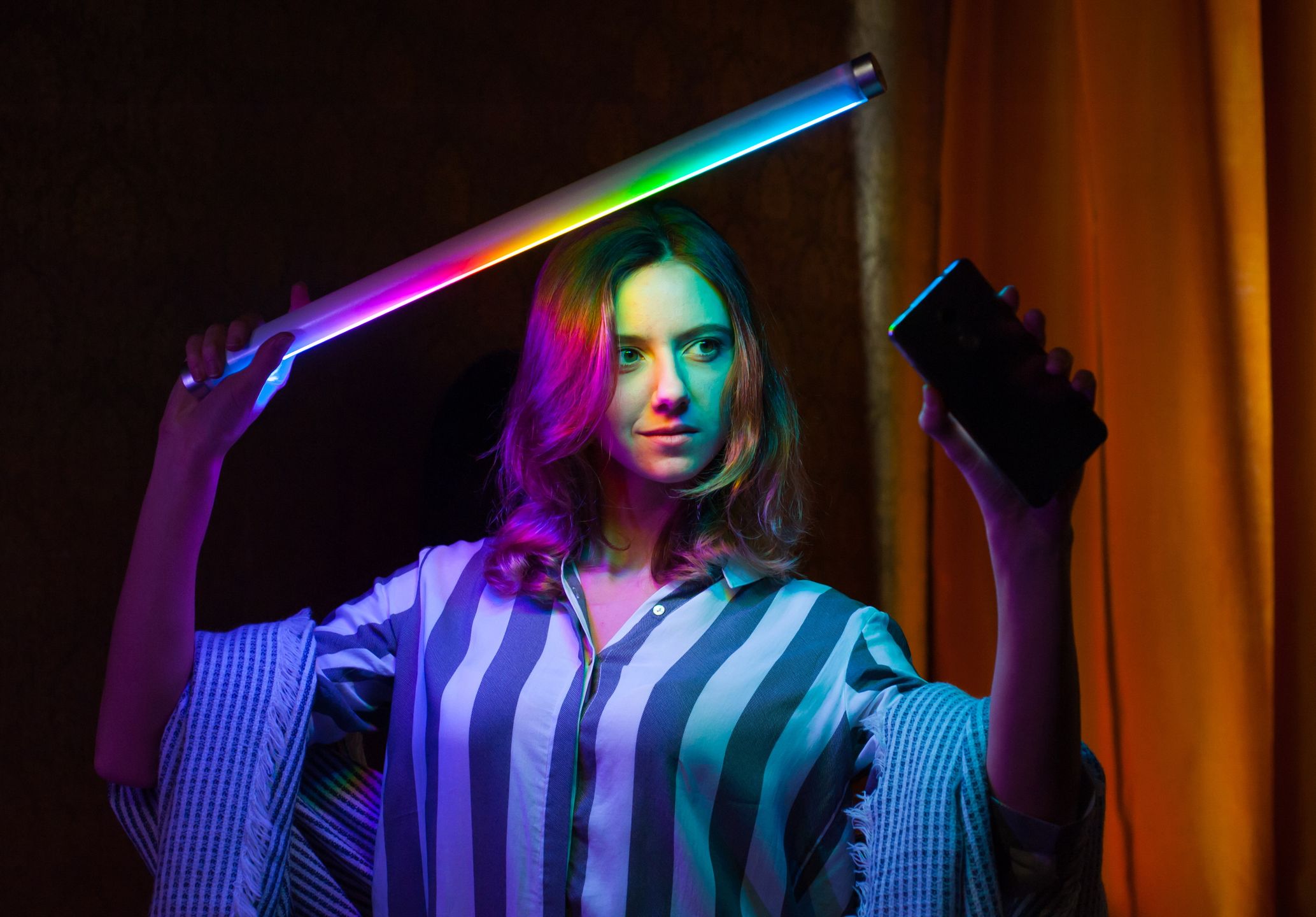 UniColor to kolorowa wodoodporna lampa LED na USB do kreatywnych zdjęć 7