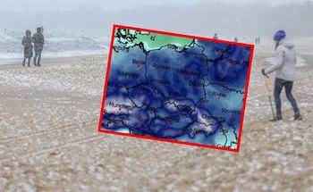 Peda uderzy w niedzielę. Silny wiatr, sztorm na Bałtyku i śnieg na wschodzie