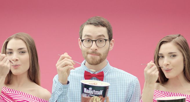 „Nieważne jak, ważne z kim!” w reklamach lodów Manhattan (wideo)