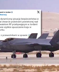 Komunikat ambasady RP w Jordanii. "Szybko opuścić kraj"