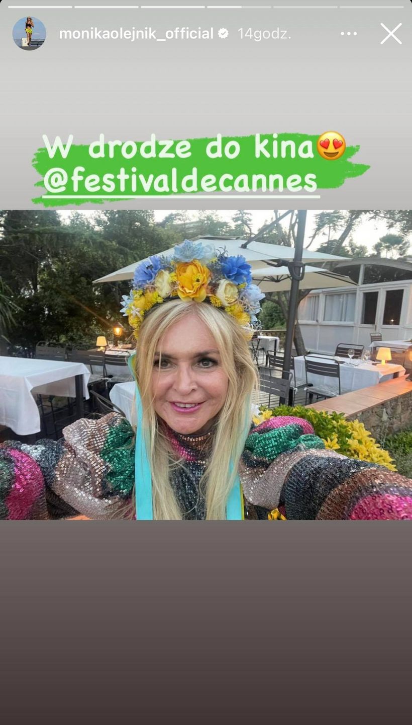 Monika Olejnik na Festiwalu Filmowym w Cannes