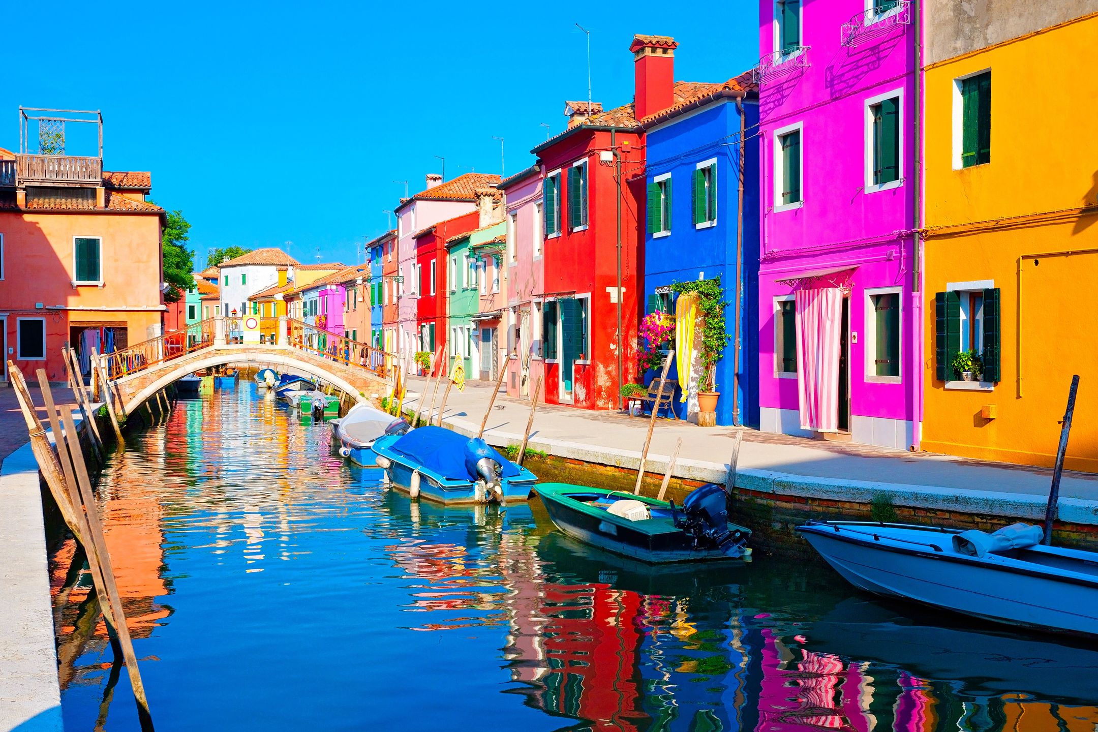 Kolorowe domki na wyspie Burano