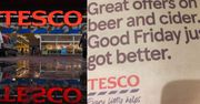 Tesco reklamuje piwo przed Wielkanocą: "Wielki Piątek właśnie stał się jeszcze większy"