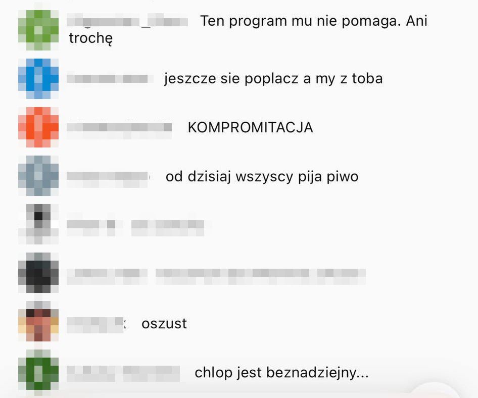 Komentarze pod wywiadem Roberta Karasia dla Kanału Sportowego
