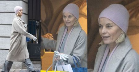 Naturalna Małgorzata Foremniak buszuje po sklepach w centrum Warszawy (ZDJĘCIA)