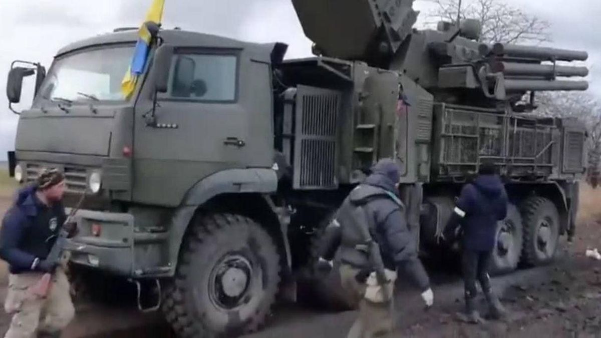 Pantsir-S1 przechwycony przez Ukraińców