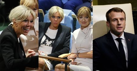Brigitte Macron w zmienionej fryzurze kibicuje mężowi w ONZ (ZDJĘCIA)