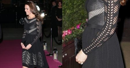 Ciężarna Kate Middleton na balu dobroczynnym! WIDAĆ BRZUSZEK?