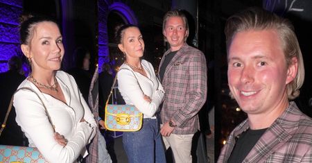 Olga Bołądź z torebką Gucci za 23 tysiące bawi się na imprezie z młodszym o 7 lat ukochanym (ZDJĘCIA)