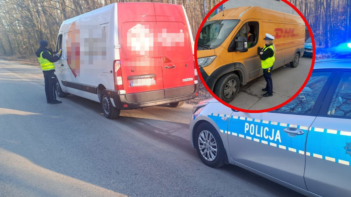 Policjanci sprawdzali kurierów