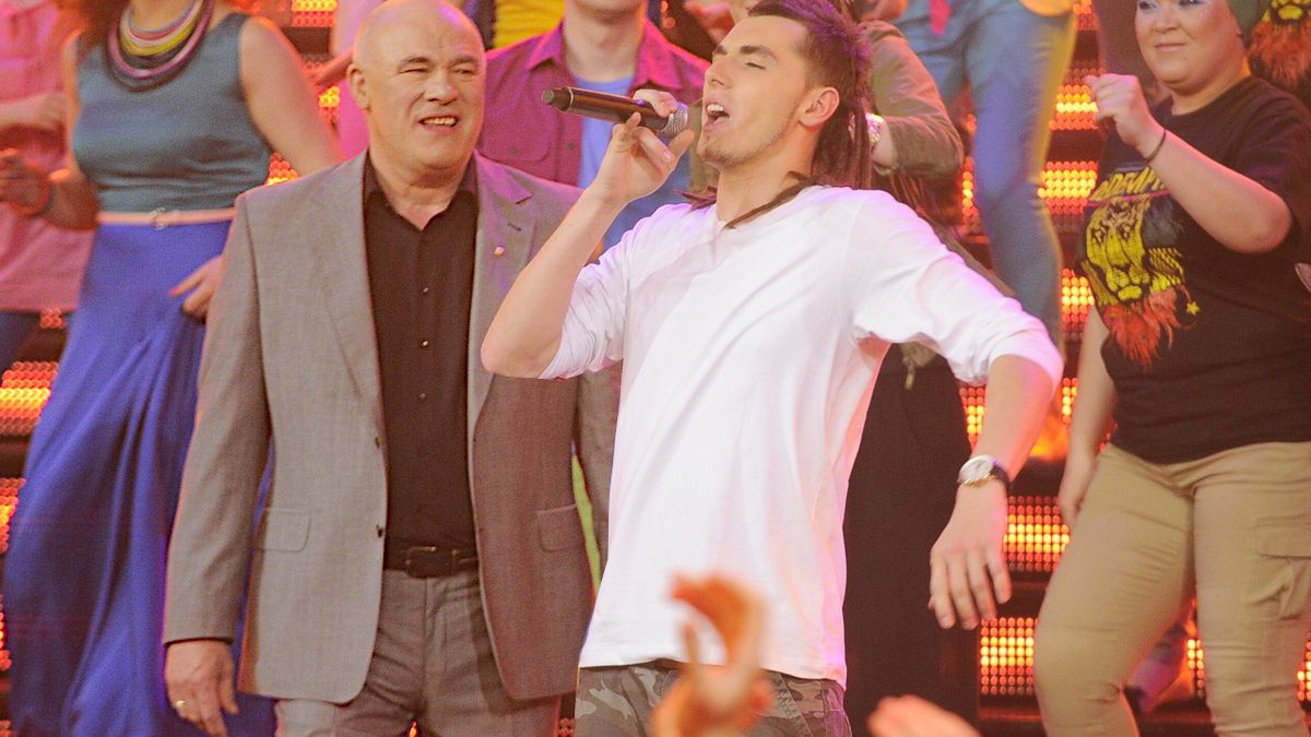 Ryszard Rynkowski i Kamil Bednarek w programie "Bitwa na głosy"