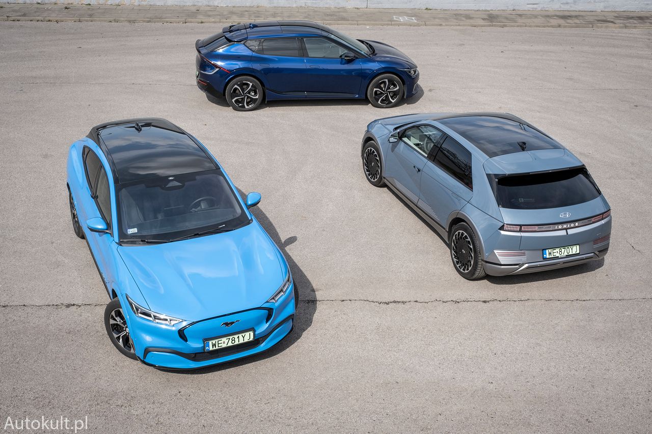 Test: Kia EV6 vs. Ford Mustang Mach-E vs. Hyundai Ioniq 5 – o wygranej ...