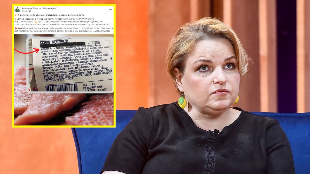 Katarzyna Bosacka zwróciła uwagę na jakość produktu 