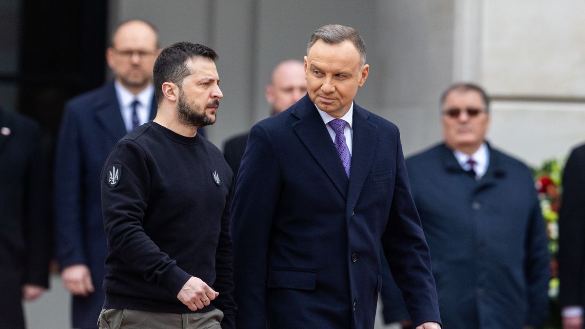 Wołodymyr Zełenski i Andrzej Duda