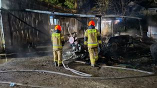 Pożar gospodarstwa pod Opatowem. Spłonęło mienie warte 300 tysięcy