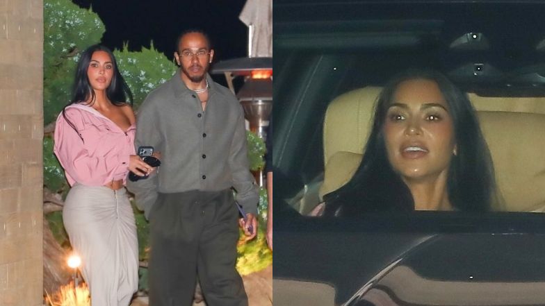Kim Kardashian i Lewis Hamilton na mieście 