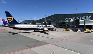 Awantura na pokładzie samolotu Ryanair z Norwegii do Gdańska