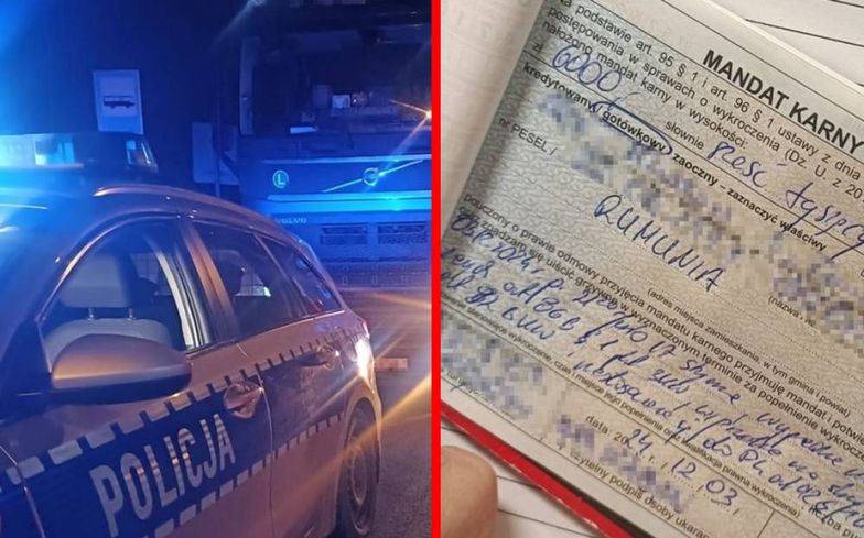 "Najwyższy możliwy mandat". Policjanci nie mieli litości