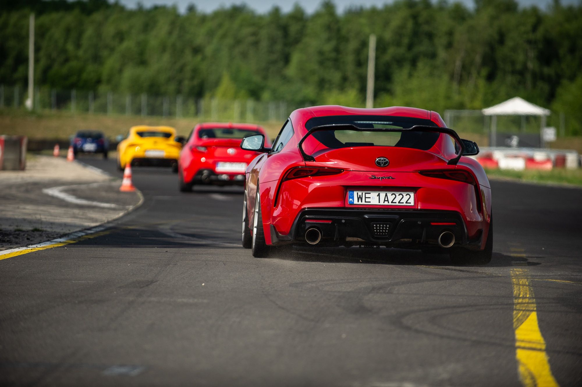 Toyoty GR na torze Słomczyn
