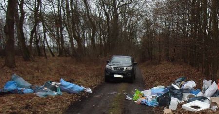 Nadleśnictwo Niepołomice. Ogromna kara za zaśmiecanie lasu