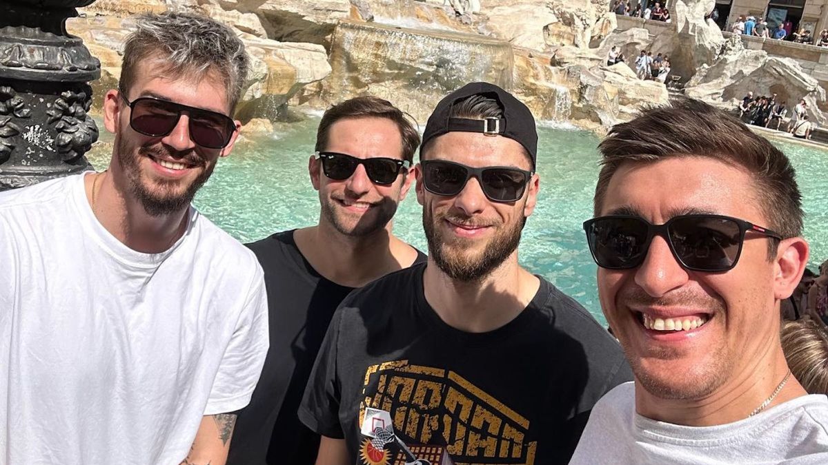 Od lewej: Tomasz Fornal, Grzegorz Łomacz, Aleksander Śliwka i Łukasz Kaczmarek