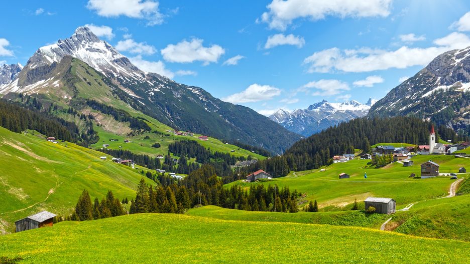 Vorarlberg to najbardziej wysunięty na zachód kraj związkowy w Austrii