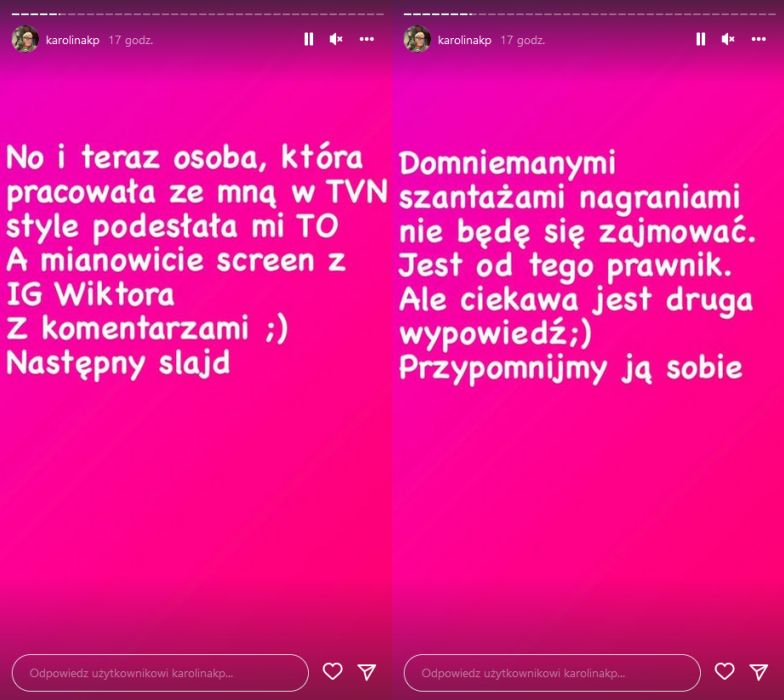 Karolina Korwin Piotrowska reaguje na przytyk Małgorzaty Rozenek