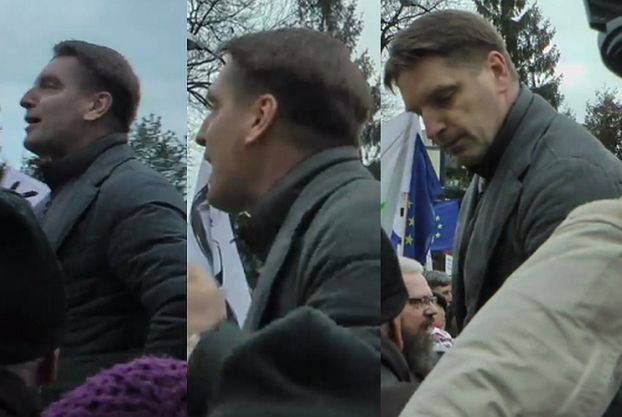 Lis skanduje na marszu KOD: "Cała Polska się z was śmieje, demokracji wy złodzieje!"