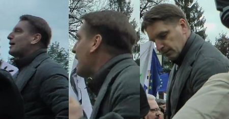 Lis skanduje na marszu KOD: "Cała Polska się z was śmieje, demokracji wy złodzieje!"