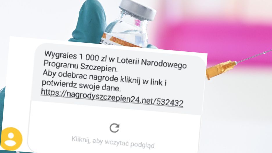 Loteria szczepionkowa. Fałszywe SMS-y trafiają do Polaków