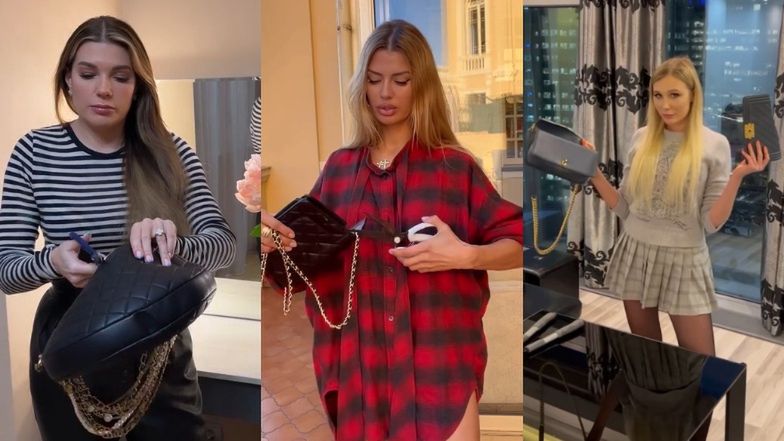 Rosyjskie influencerki biadolą nad swoim losem i ostentacyjnie niszczą torebki Chanel (WIDEO)