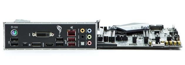 ASUS ROG STRIX B360-F Gaming - tylny panel