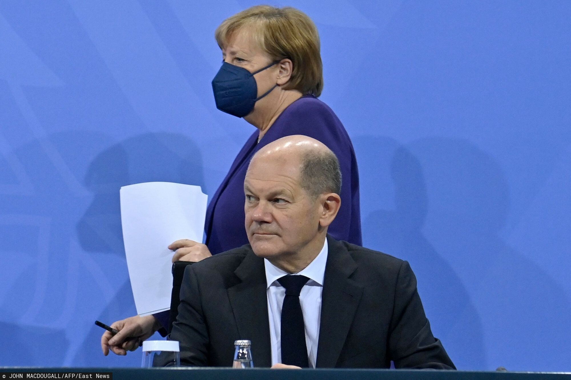 A. Merkel, O. Scholz