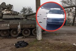 Miny leżały na drodze. Samochód przejechał nad nimi bez trudu