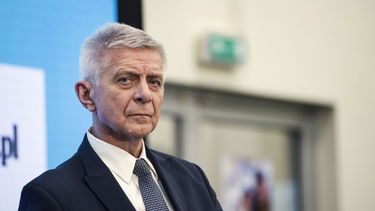 WARSAW, MAZOWIECKIE, POLAND - 2023/03/03: Marek Belka, Vice President of the S&D and former Polish Prime Minister is seen during the debate in Warsaw. In Warsaw under the slogan The Future of EU Strategic Autonomy the European Socialists and Democrats (S&D) joined forces with the Foundation for European Progressive Studies (FEPS) to debate on the European Unions Open Strategic Autonomy. Among the many participants, S&D MEPs Marek Belka (former Prime Minister of Poland) and Katarzyna Pisarska - Founder the European Academy of Diplomacy - attended the debate, with former Polish President Aleksander Kwasniewski as a keynote speaker at the public session, hosted by the Kozminski University, and co-organised by FEPS, Amicus Europae Foundation and the Polish daily Gazeta Wyborcza. (Photo by Attila Husejnow/SOPA Images/LightRocket via Getty Images)