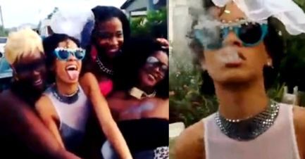 PÓŁNAGA Rihanna na ulicach Barbadosu!