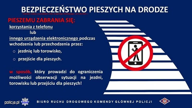 Policja pasy smartfon