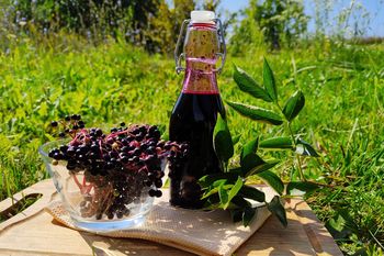 Aromatyczny syrop z czarnego bzu. Jak od babci. Zainspiruj się sposobem blogerki