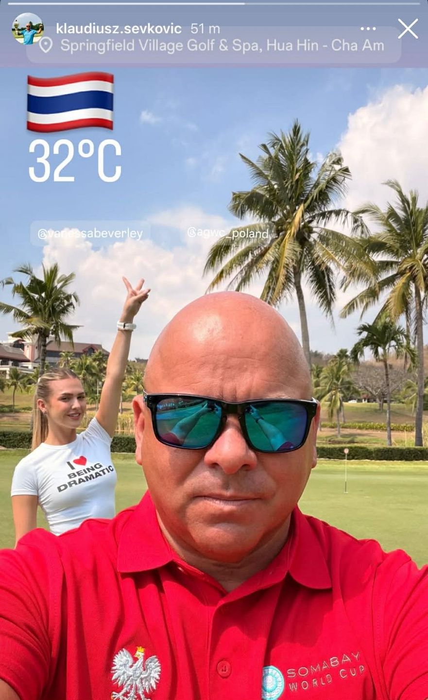 Klaudiusz Sevković z córką