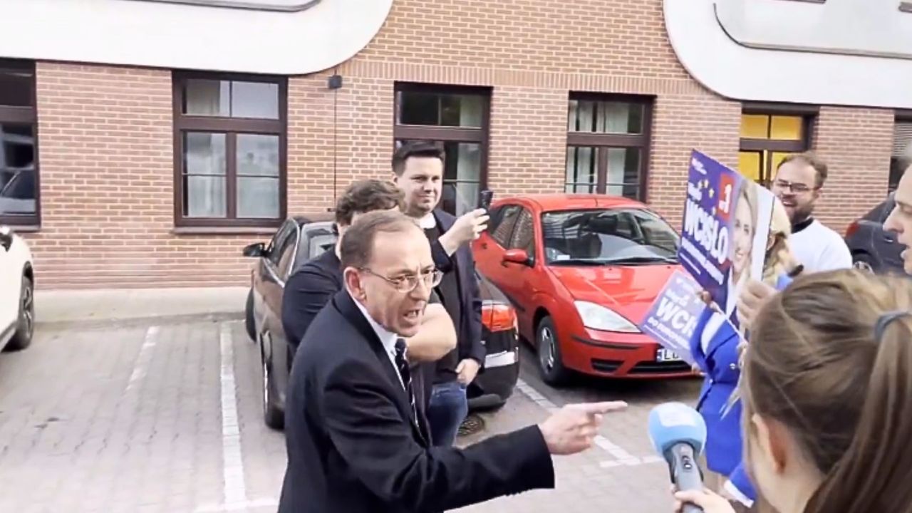 Kamiński zaskoczony w Lublinie. "Pana miejsce jest w celi"