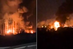 Seria eksplozji w Rosji. Kule ognia nad rafinerią i siecią kolejową