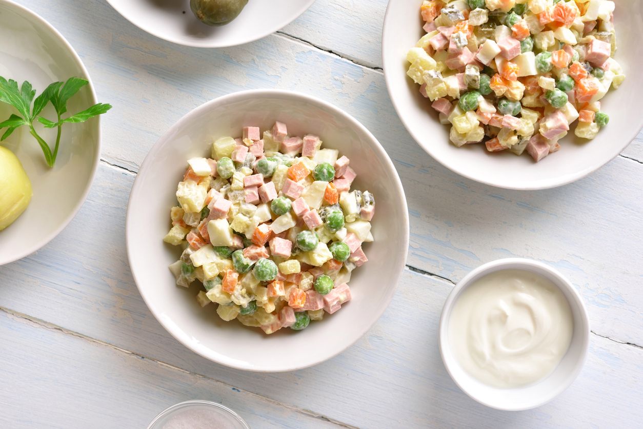 Sałatki wielowarzywnej nie pownno się mrozić