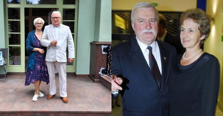 Lech Wałęsa pokazał się Z ŻONĄ! 77-letnia Danuta zachwyciła elegancją na rodzinnej uroczystości (ZDJĘCIA)