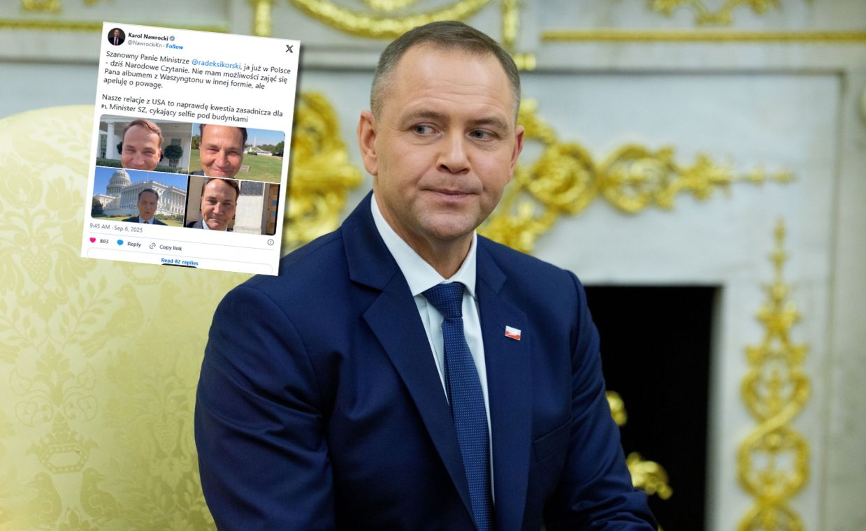Nawrocki odpowiada Sikorskiemu. "Apeluję o powagę"