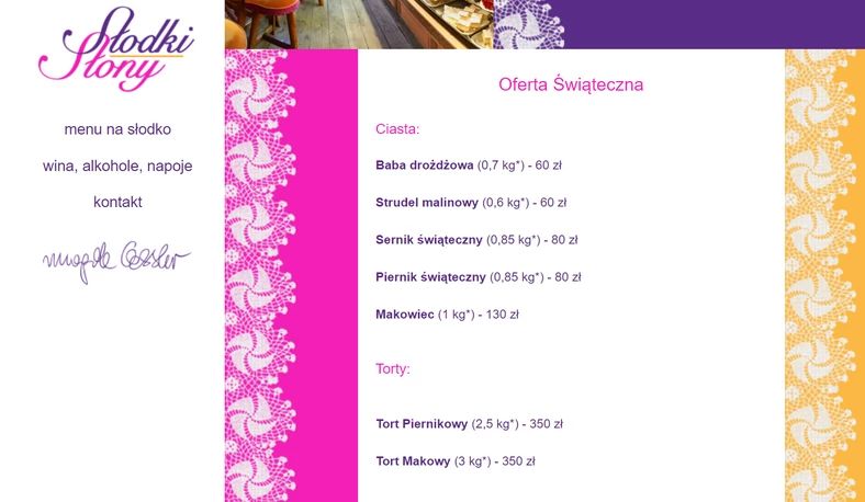 Oferta Świąteczna Magdy Gessler 