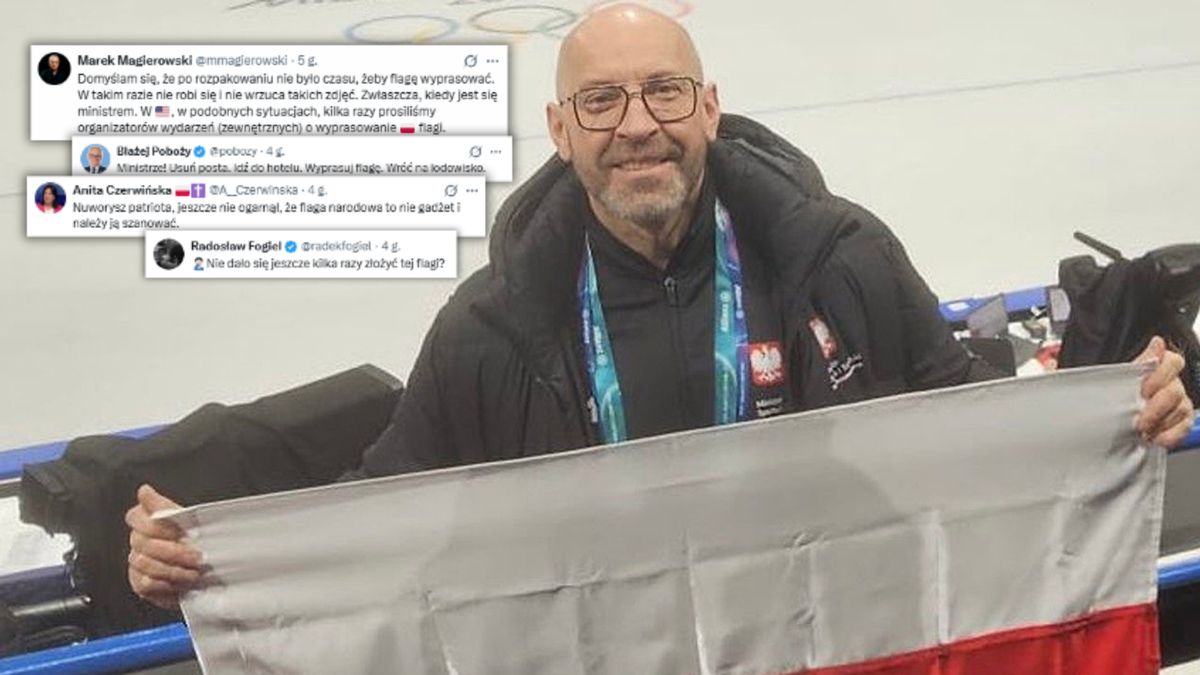  Minister pokazał zdjęcie z Zimowych Igrzysk Olimpijskich w Mediolanie. Natychmiast lawina oburzenia